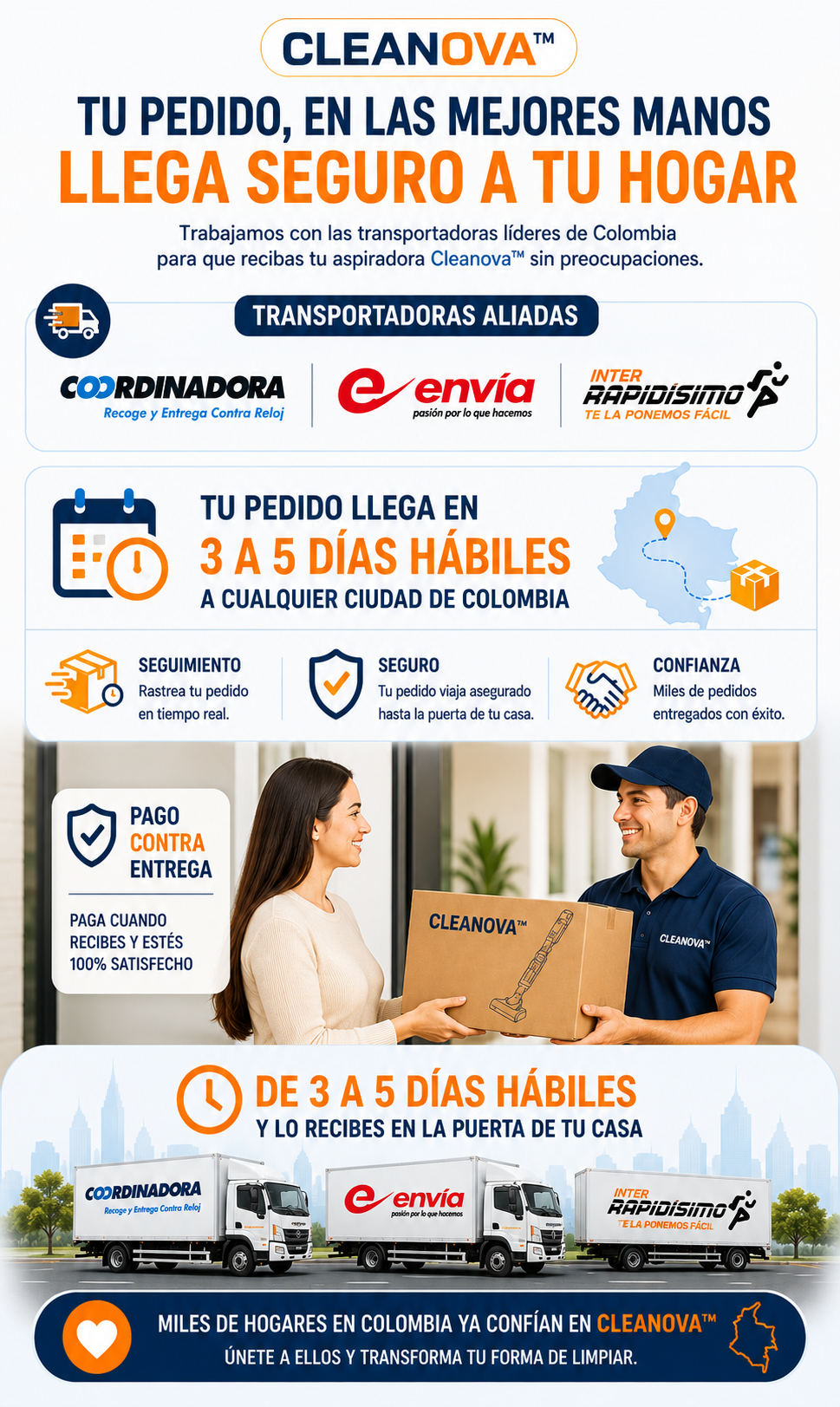 Cleanova™ Aspiradora Inalámbrica Recargable Multiuso