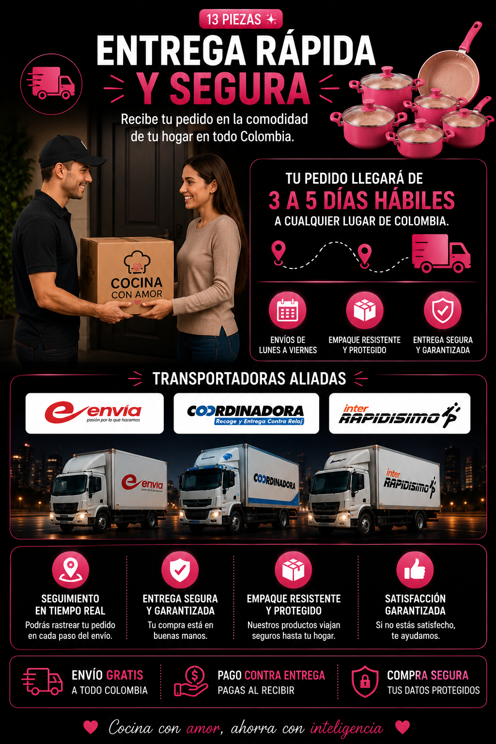 Velari® Ceramic Pro | Batería de Cocina Premium 13 Piezas