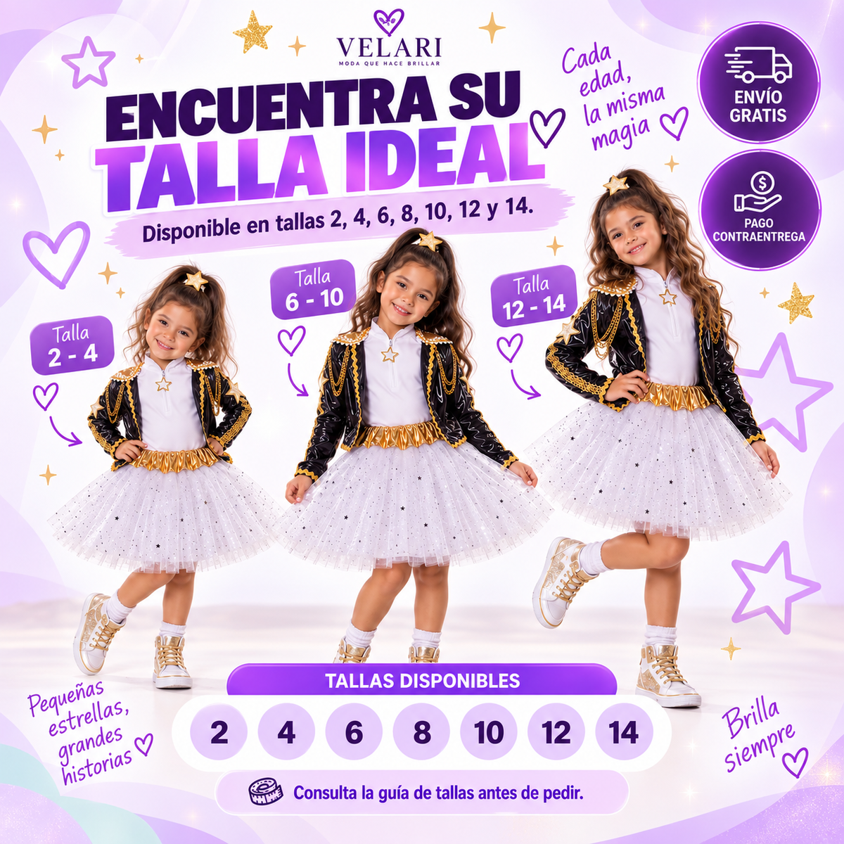 Guerreras K-Pop™ Disfraz Infantil con Tutú para Niña