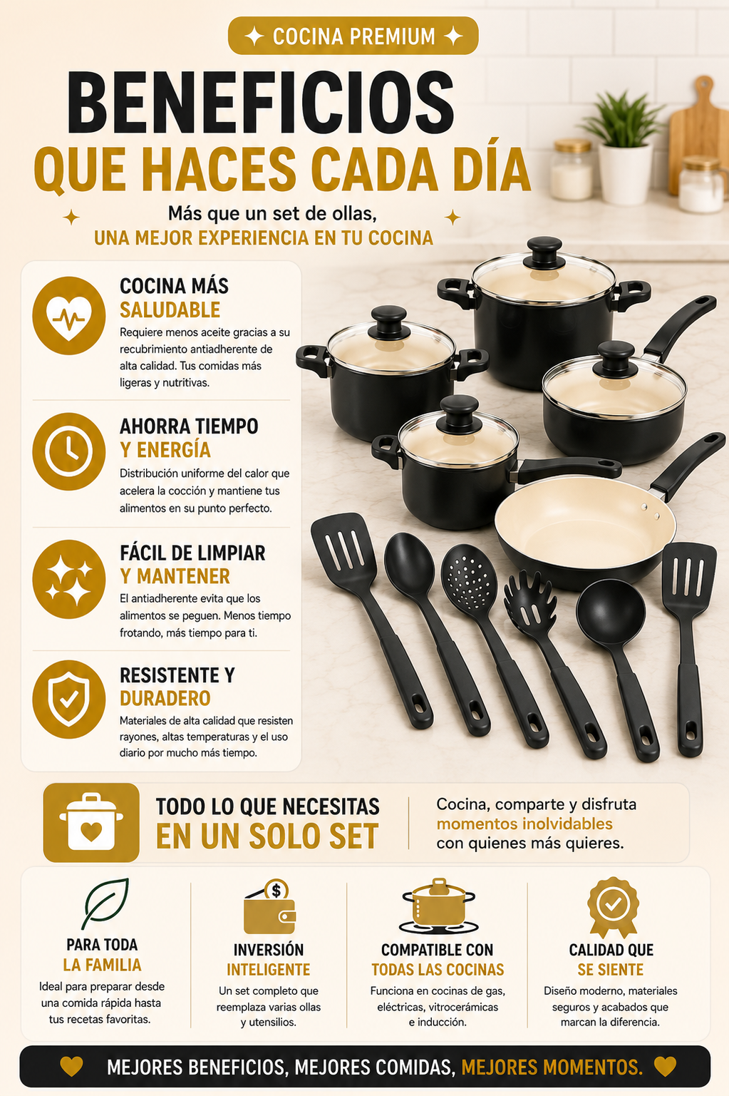 Velari® Ceramic Pro | Batería de Cocina Premium 13 Piezas