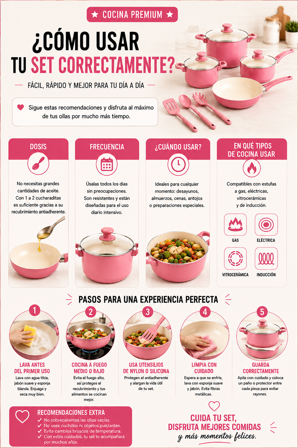 Velari® Ceramic Pro | Batería de Cocina Premium 13 Piezas