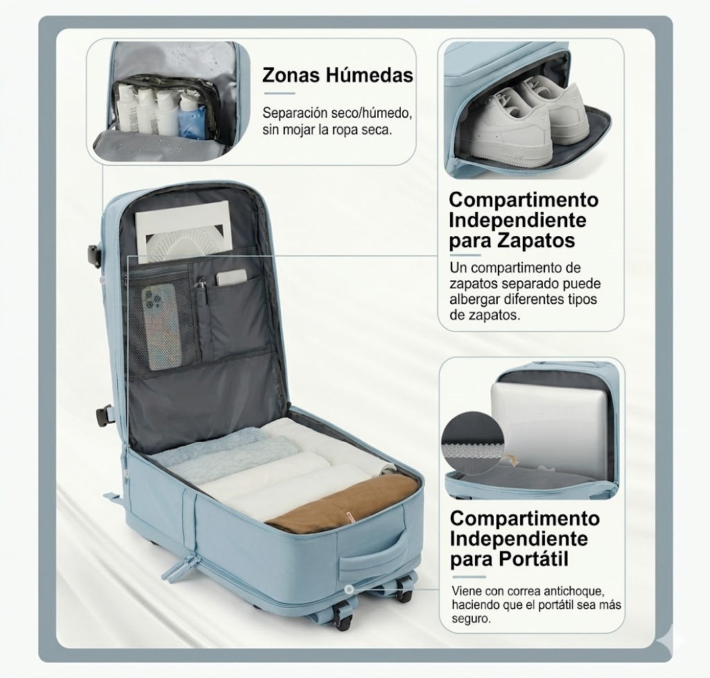 Viaja sin pagar equipaje extra — aprobada por Viva, Wingo y Latam